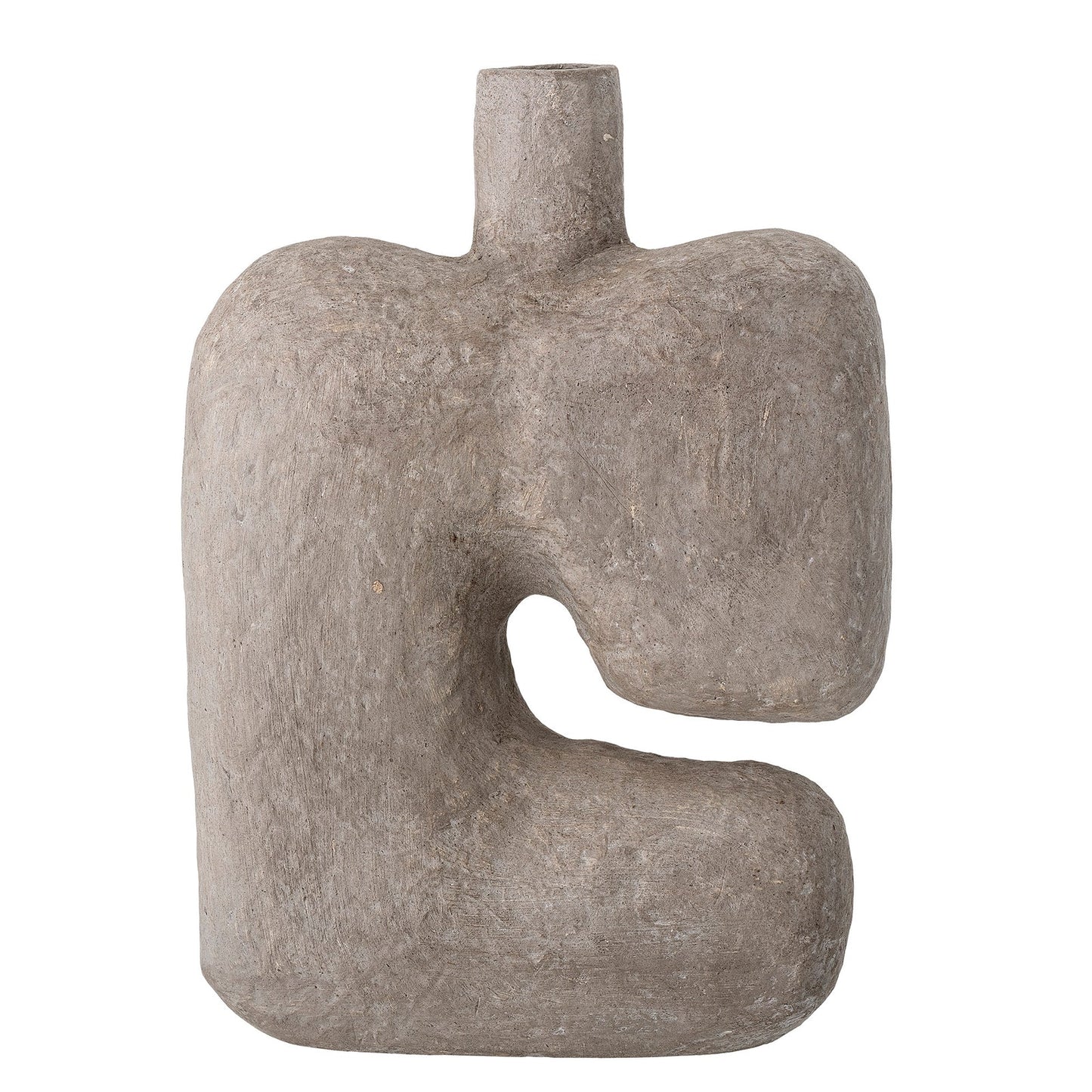 Banael Deco Vase Paper Mache Grey