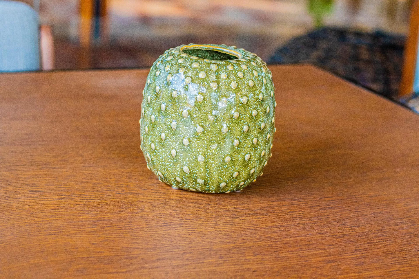 Asna Vase Green Stoneware