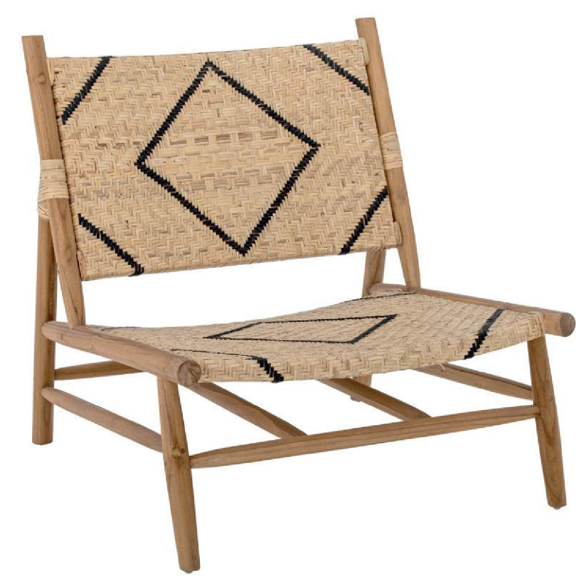 Lennox Lounge Chair, Nature, Teak