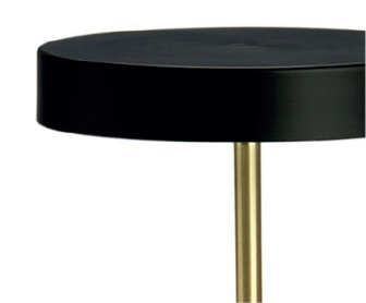 OLIVIER BLACK METAL LAMP 18X18X30 CM