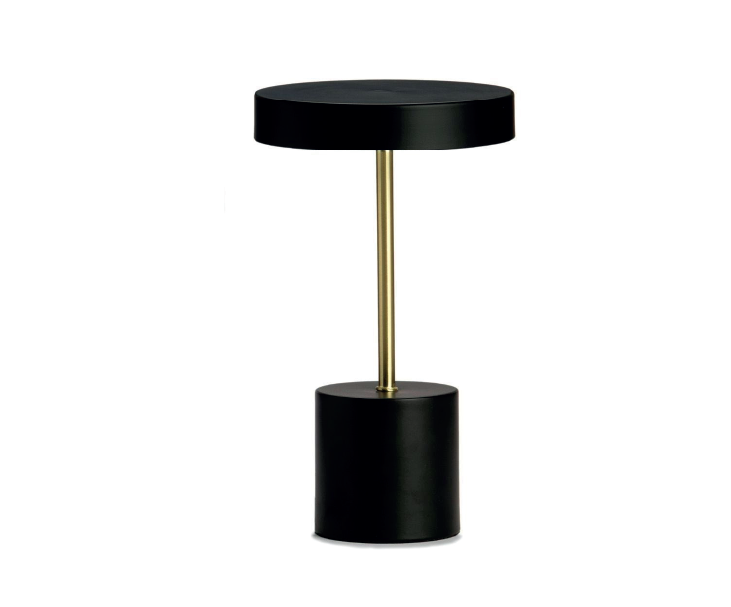 OLIVIER BLACK METAL LAMP 18X18X30 CM