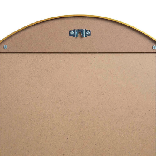 Golden Round Wall Mirror
