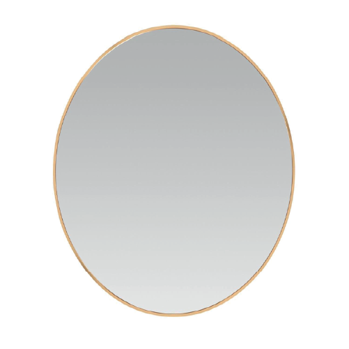 Golden Round Wall Mirror