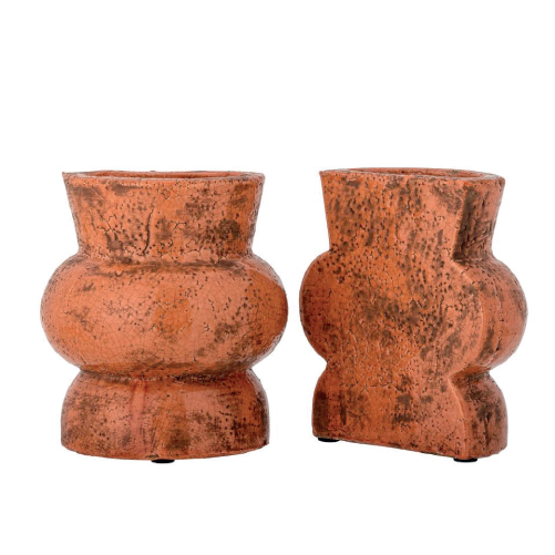 Maiza Bookend, Orange, Terracotta