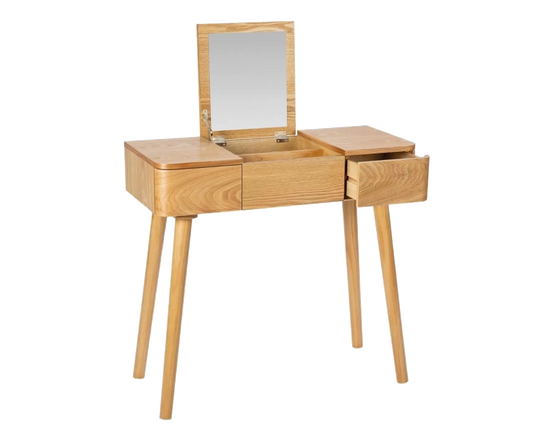 Nordic Wooden Desk Dressing Table