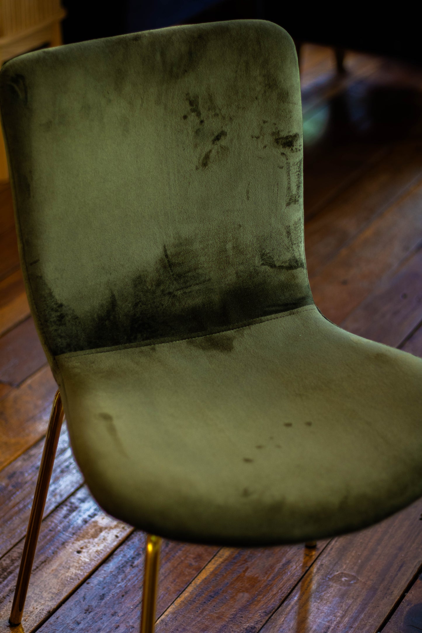Bloom Dining Chair Green Polyester