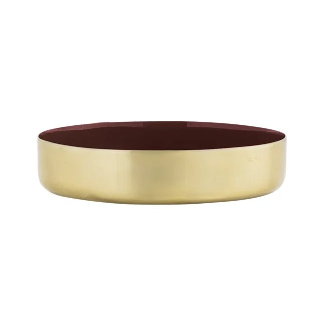 Massi Bowl, Red, Gold