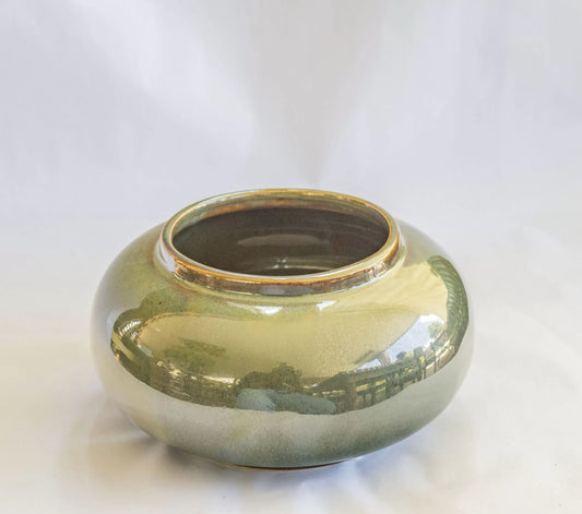 Flowerpot Brown Stoneware