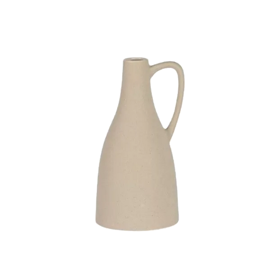 Stoneware Minimalist Gray Ceramic Decorative Vase