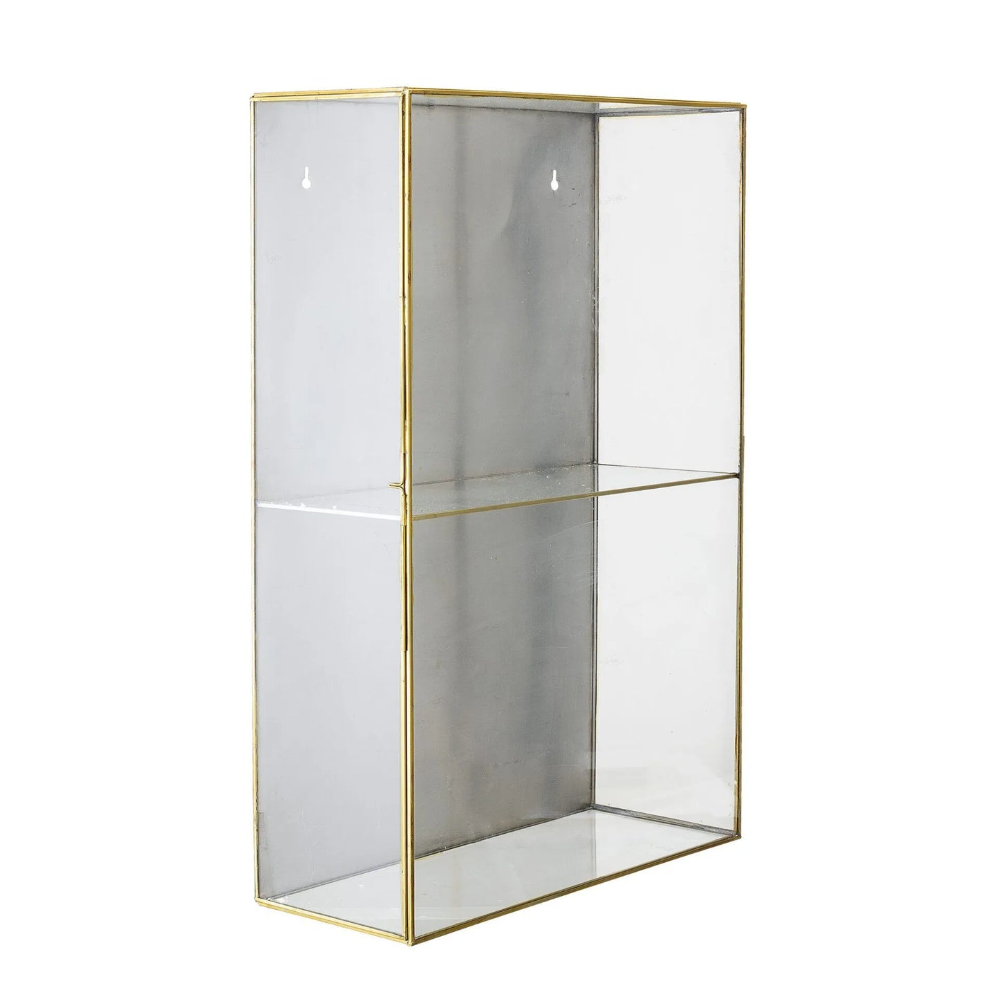 Lia Cabinet Gold Glass