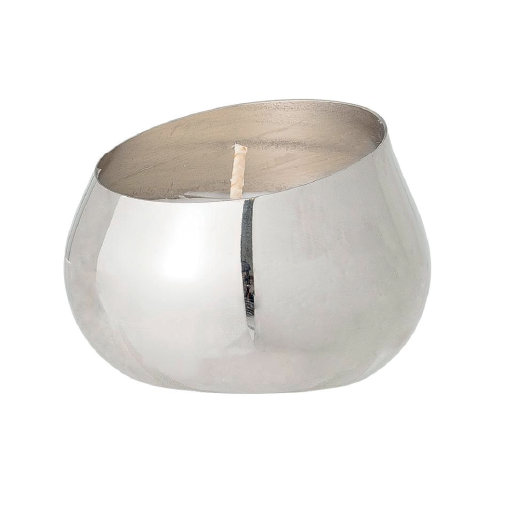 Sequoia Scent Candle, Silver, Wax 94 G. - 25 Hour
