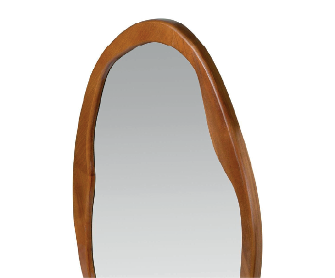 Vintage Wooden Wall Mirror