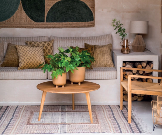 Ethnic Cotton Footboard Rug