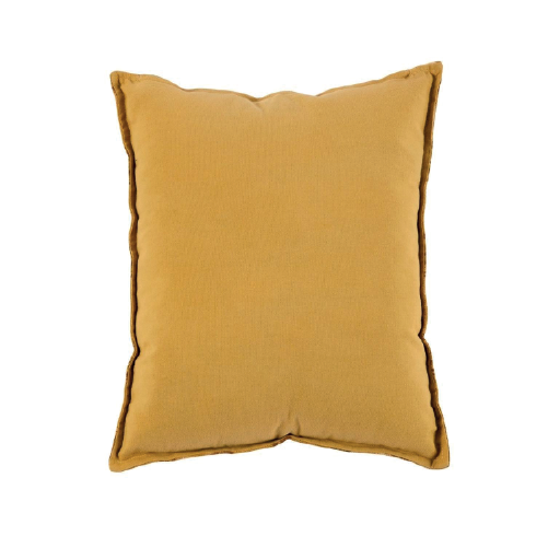 Vintage Yellow Velvet Sofa Cushion