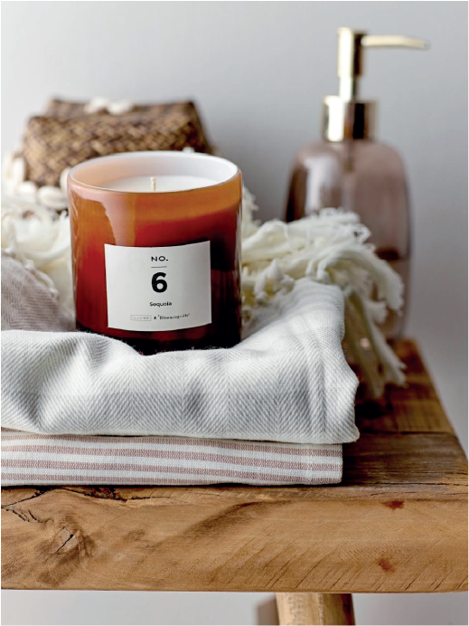 Sequoia Scent Candle, Brown, Wax 200 G. - 50 Hour