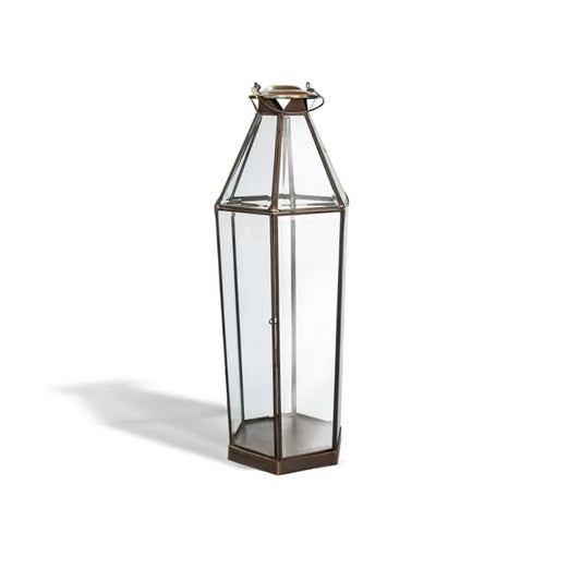 Brass Candle Lantern Louise Medium