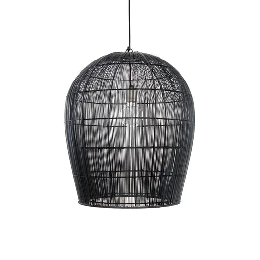 Buri Bulb Small Black Pendant