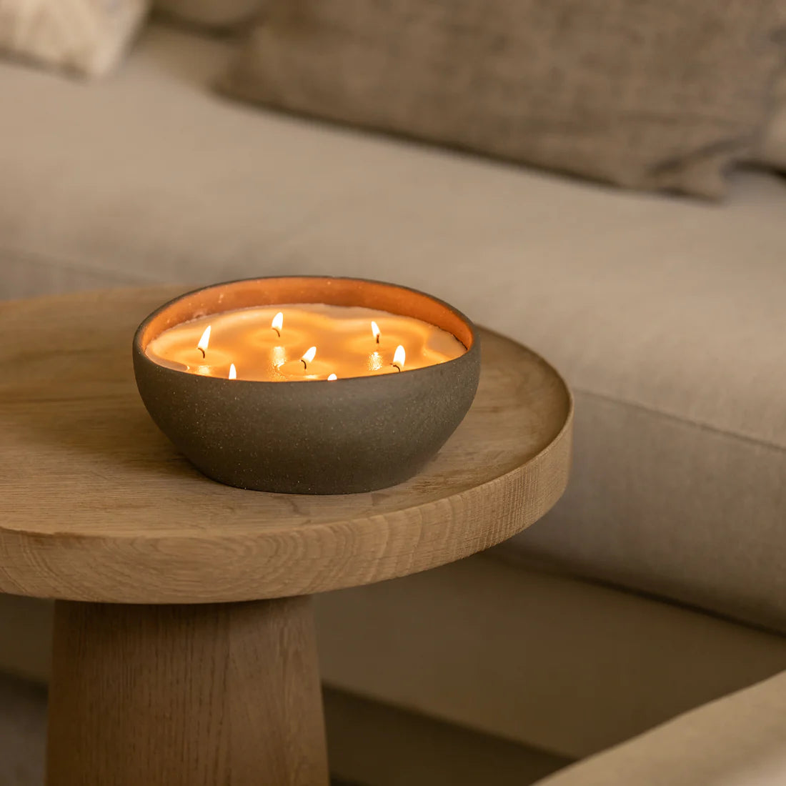 Doteki Indoor Candle Medium - Moss.