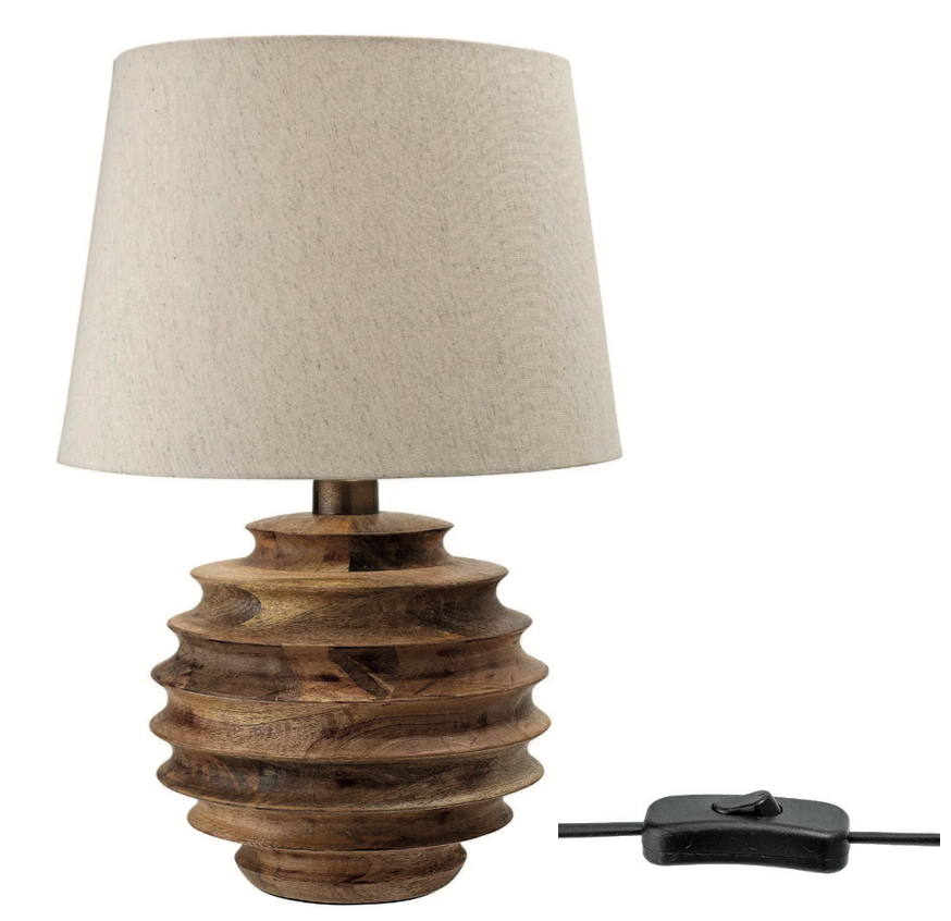 Svale Table lamp, Nature, Mango