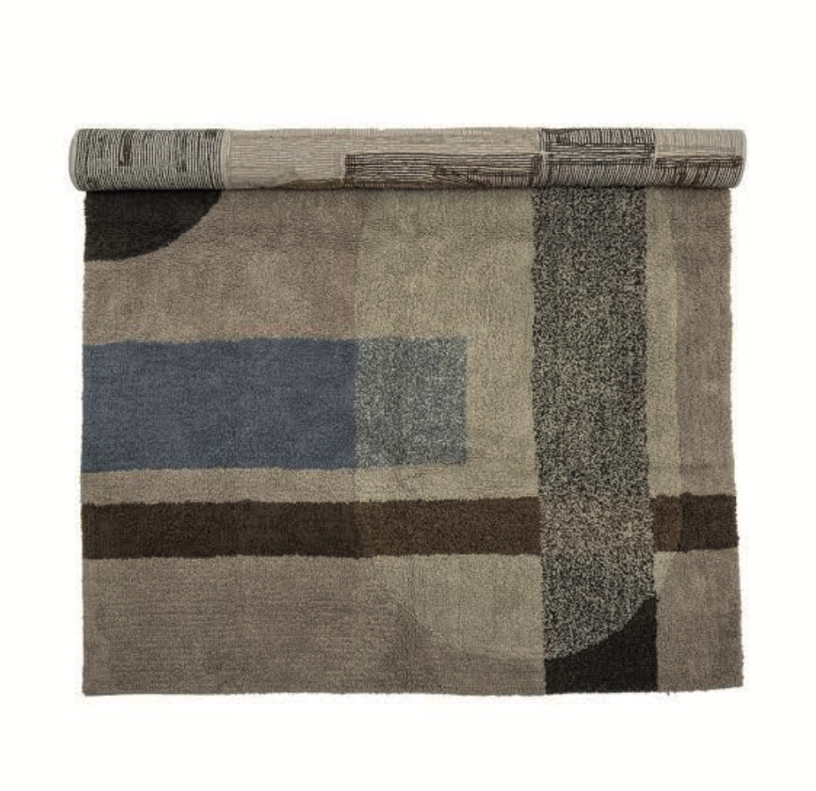 Zofia Rug, Brown, Cotton