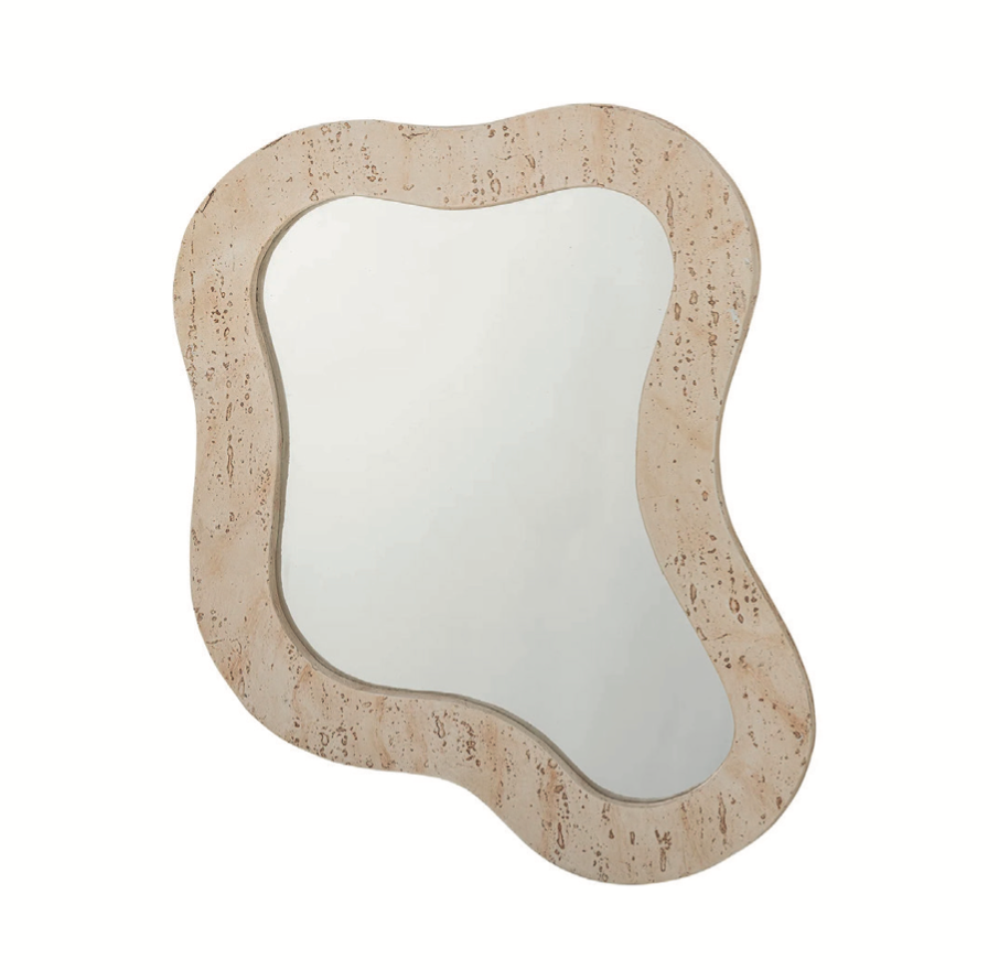 Meg Wall Mirror, Nature, Resin