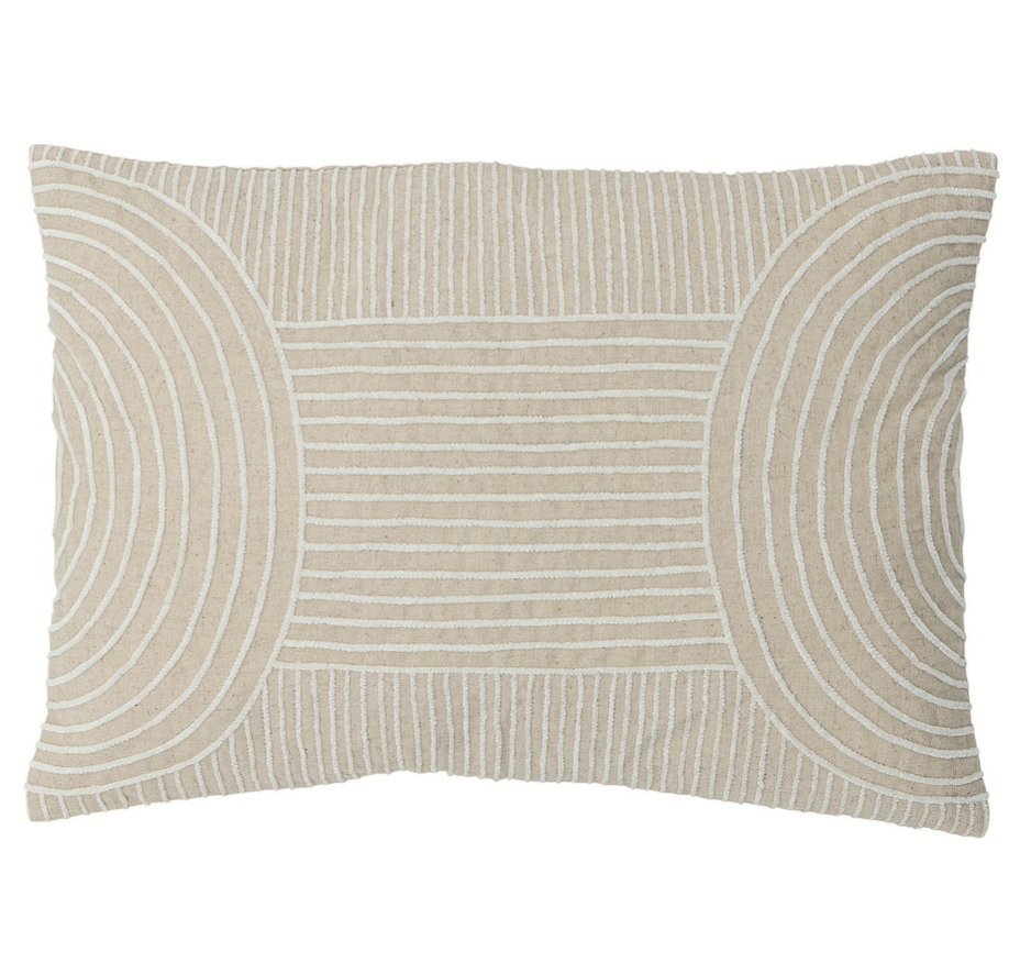 Chun Cushion, Nature, Cotton