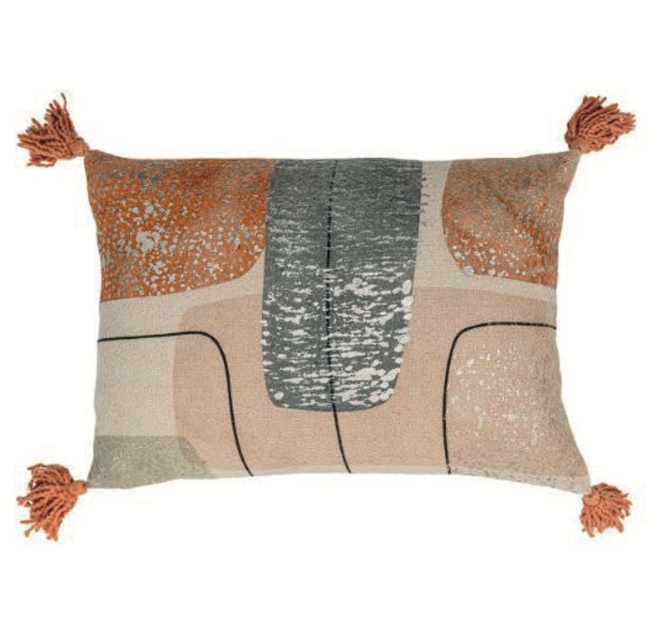 Lanzo Cushion, Multi, Cotton