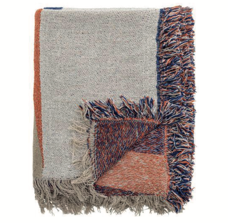 Clarita Throw, Multi, Recycled Cotton