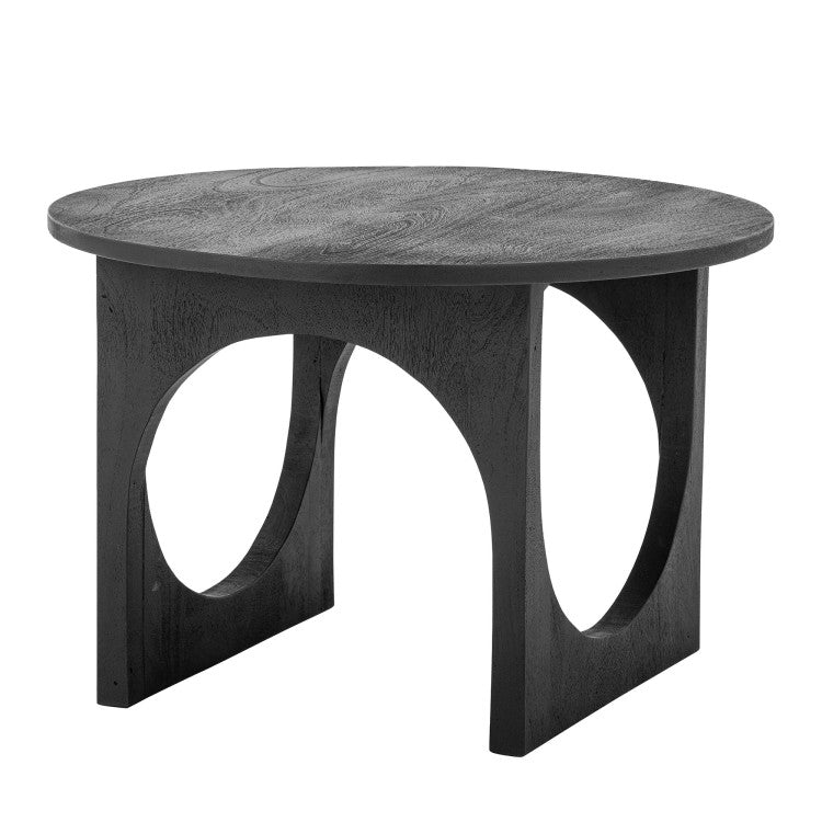Ulrike Coffee Table, Black, Mango