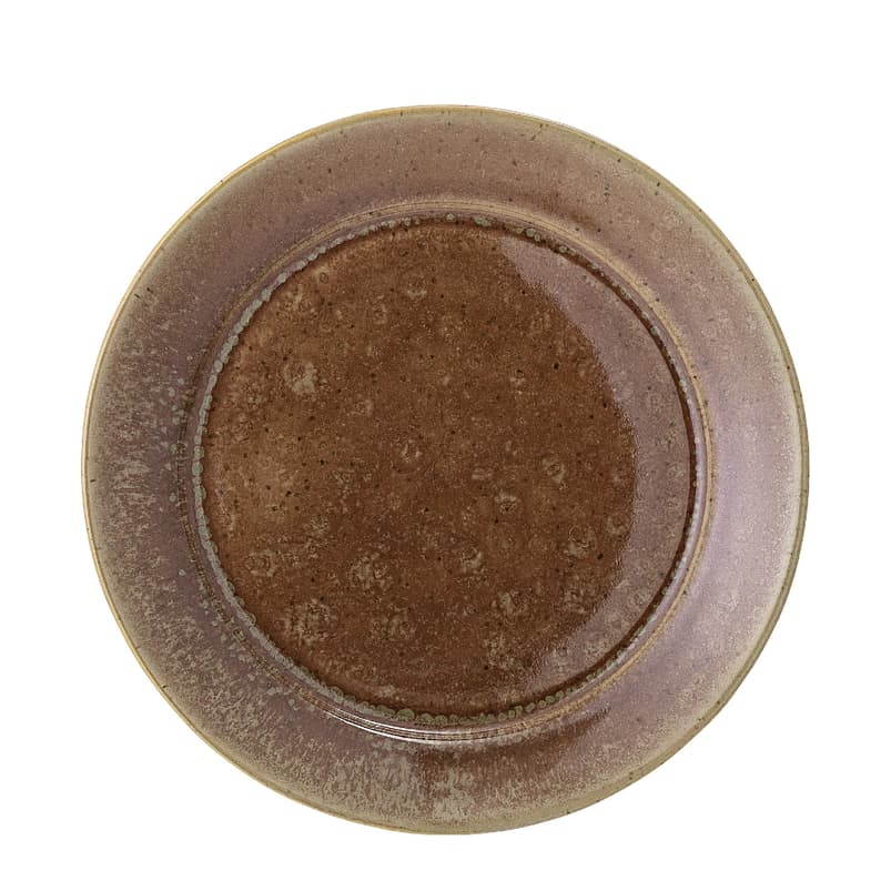 Pixie Plate Brown Stoneware Small