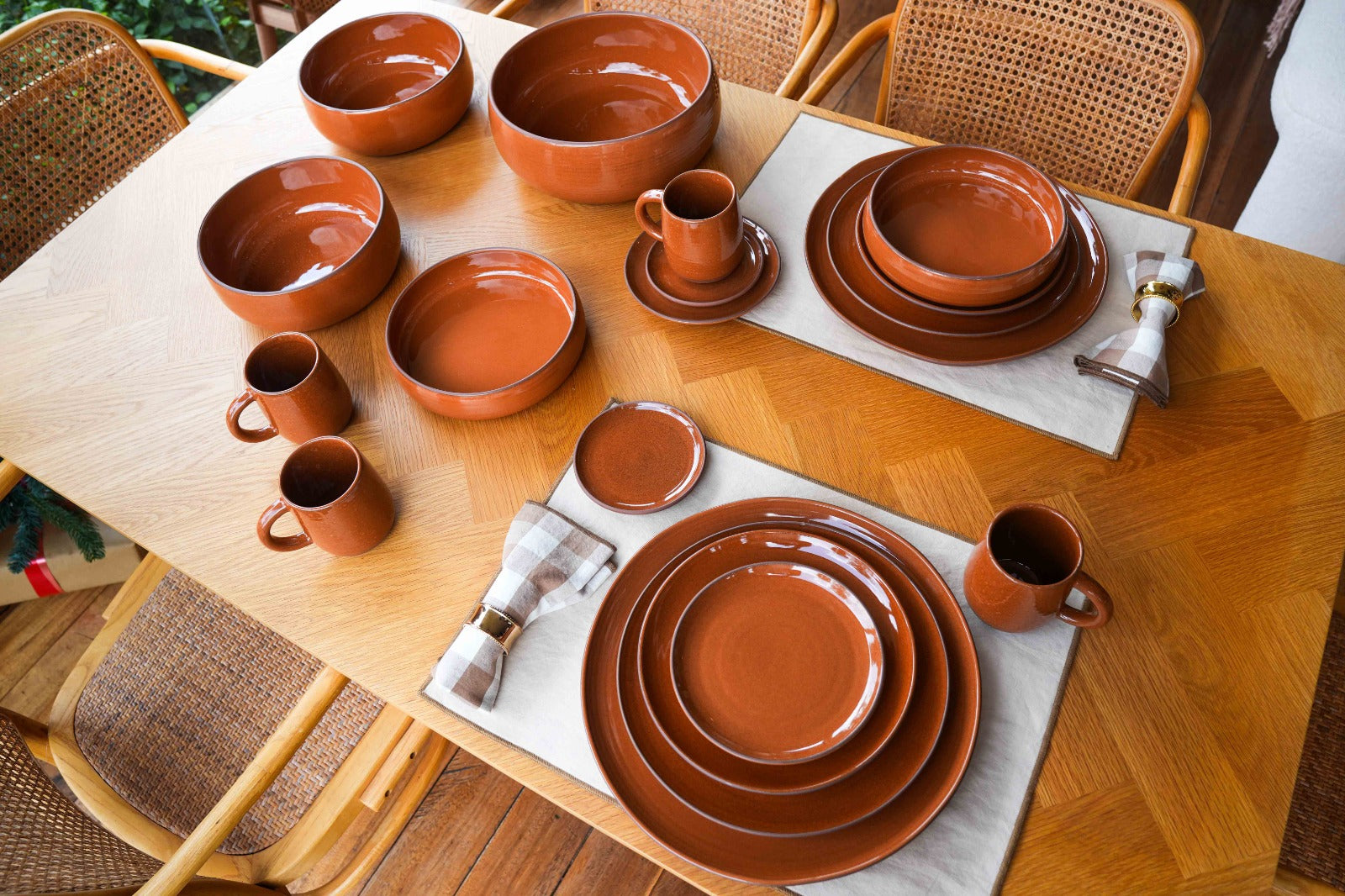 OLIVAL DESSERT PLATE ORANGE