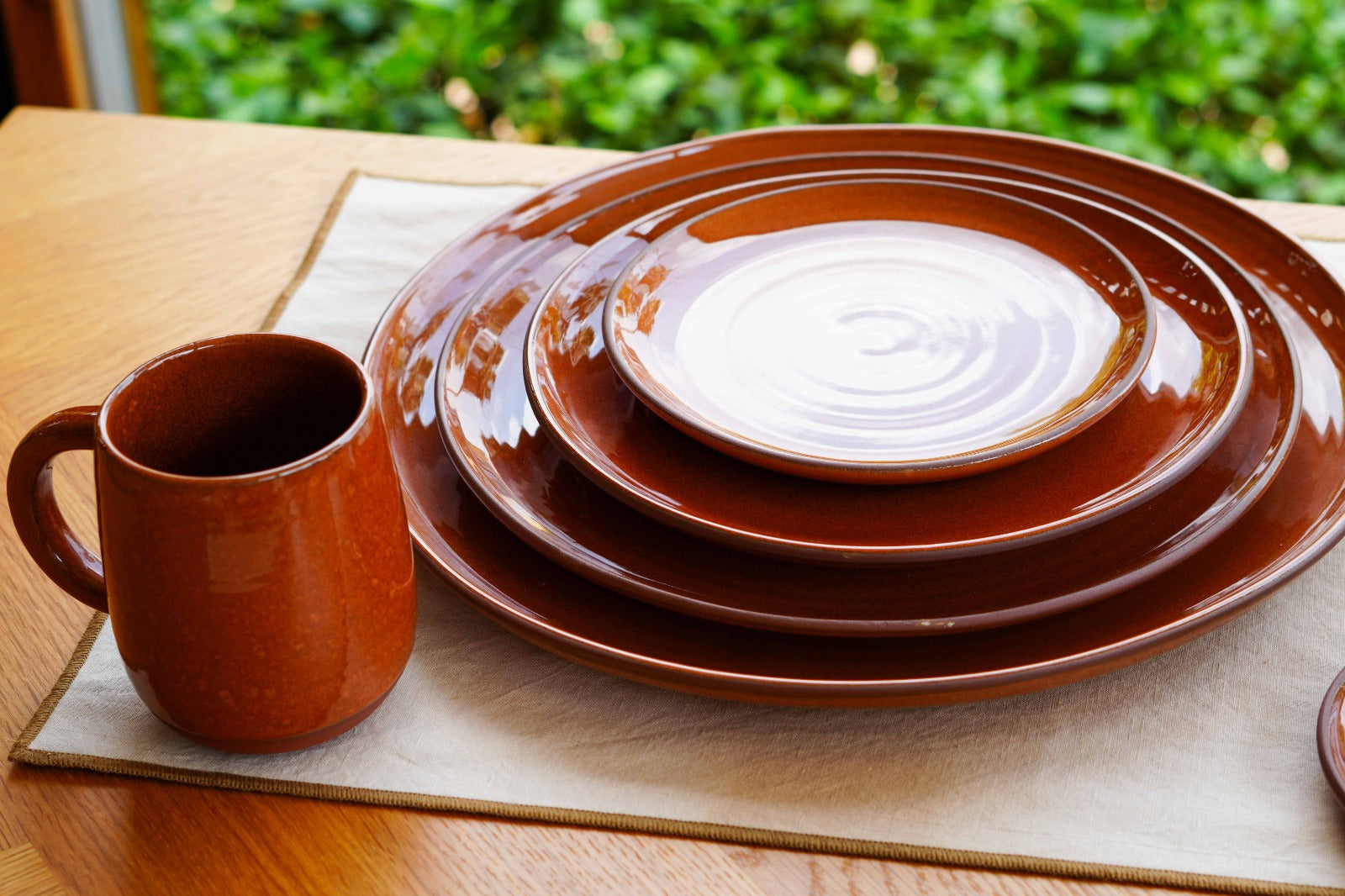 OLIVAL DESSERT PLATE ORANGE