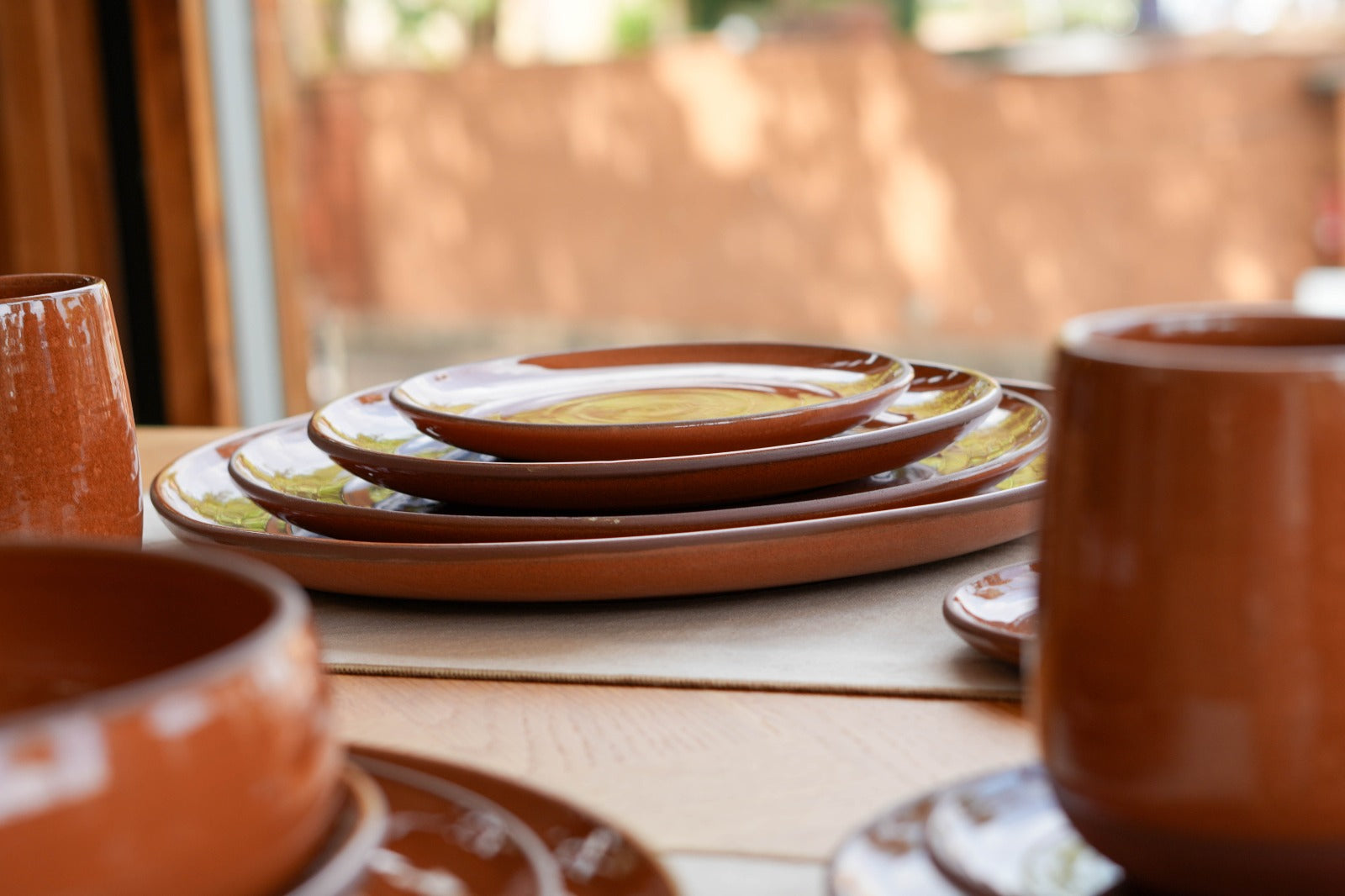 OLIVAL PLATTER ORANGE