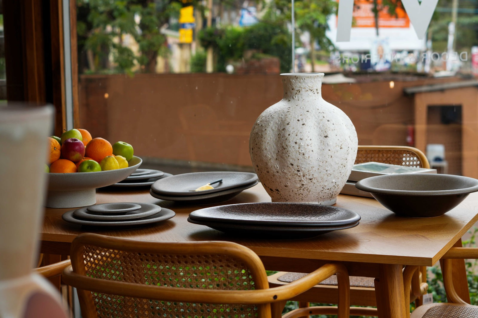 ARO07402704 LUSO PLATTER BROWN