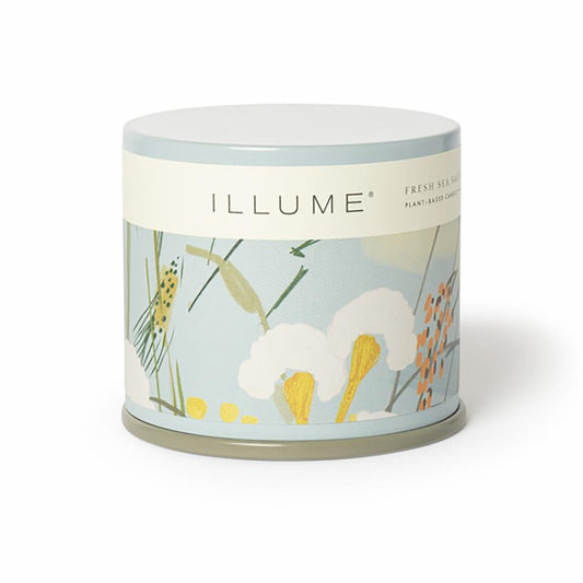 Fresh Sea Salt Vanity  Tin Candle, Blue