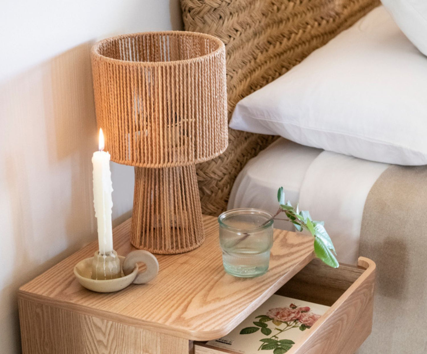 Natural Fiber Table Lamp