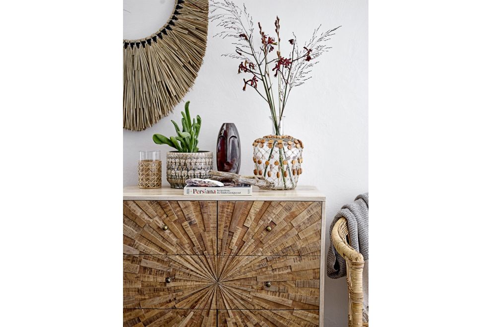 Jobran Flowerpot, Green, Stoneware