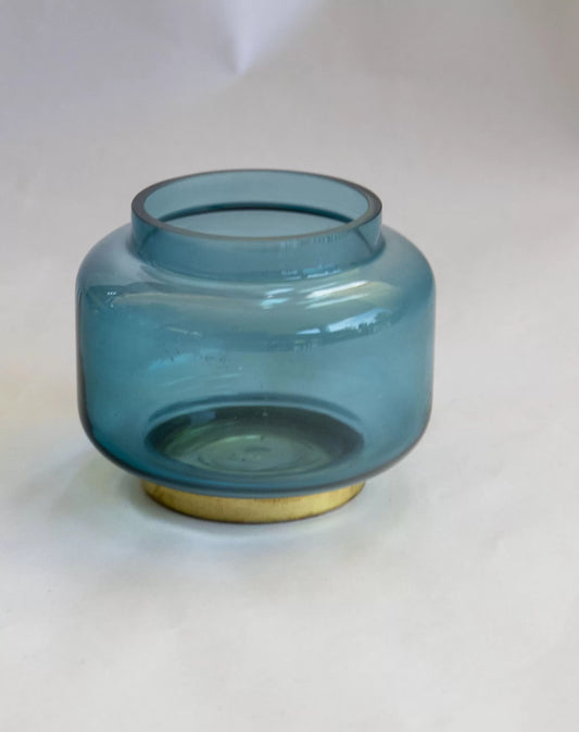 Votive Blue Glass